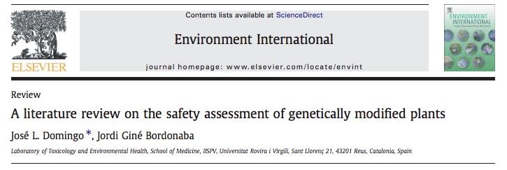 A literature review on the safety assessment of genetically modified plants