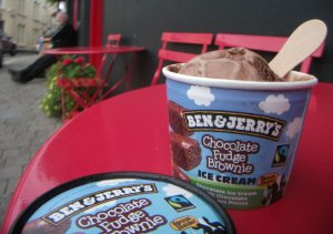 A European carton of Ben & Jerry’s ice cream‎. Photo by Kevin O’Connor/VTDigger